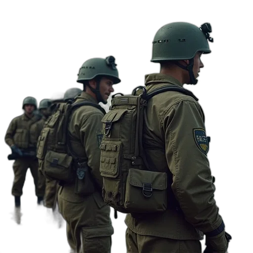 staff, concept art, british, commandos transparent PNG cut-out