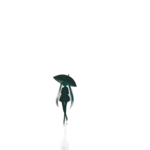 umbrella, robot, creature, dress transparent PNG cut-out