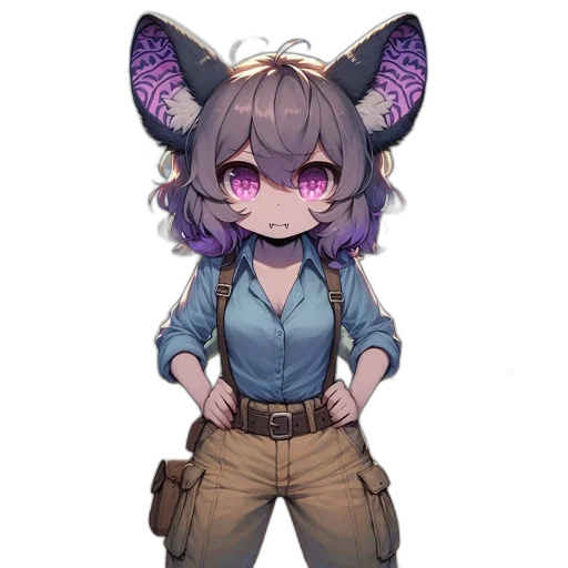 staff, animal, creature, anime transparent PNG cut-out