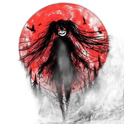 mask, creature, hair, umbrella transparent PNG cut-out
