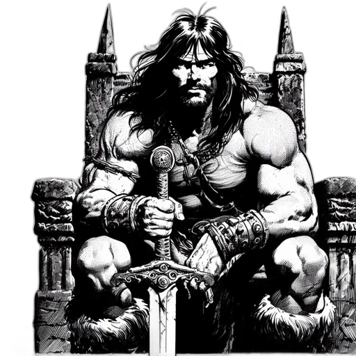 sword, weapon, comic book art, fantasy art transparent PNG cut-out