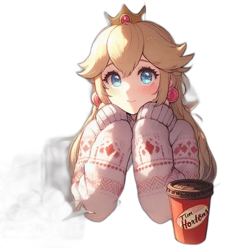crown, food, dress, pixel art transparent PNG cut-out