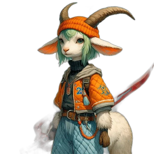 staff, dragon, hat, animal transparent PNG cut-out