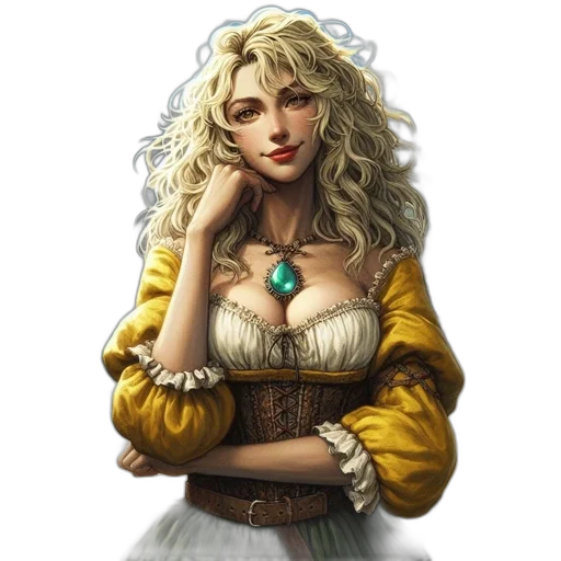 jewelry, staff, dress, face transparent PNG cut-out