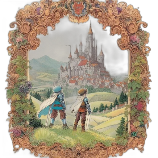 crown, sword, concept art, fantasy art transparent PNG cut-out