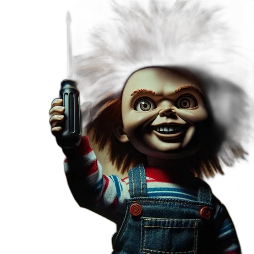 staff, creature, hair, weapon transparent PNG cut-out
