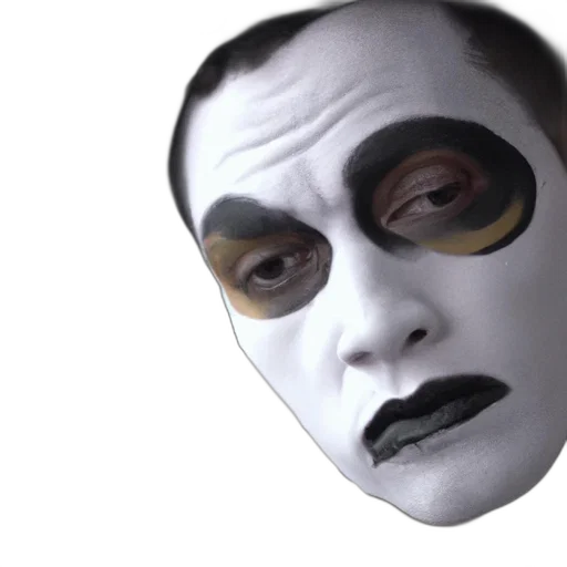 mask, face, robot, creature transparent PNG cut-out