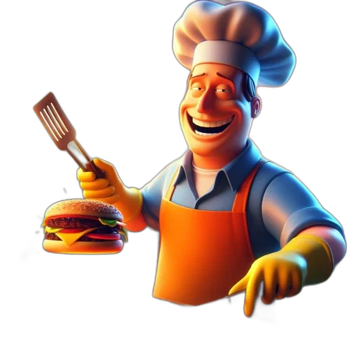 food, staff, weapon, face transparent PNG cut-out