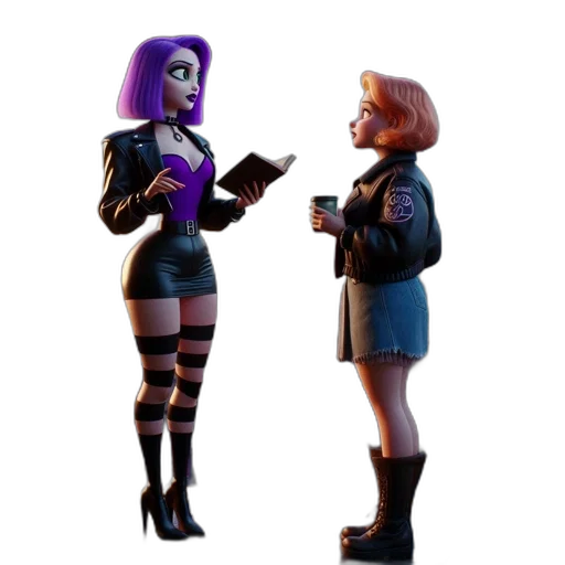 jacket, concept art, 3d render, comic book art transparent PNG cut-out
