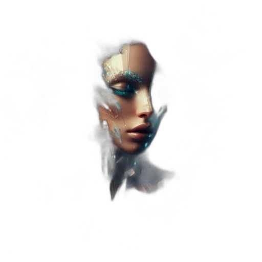 face, mask, robot, jewelry transparent PNG cut-out