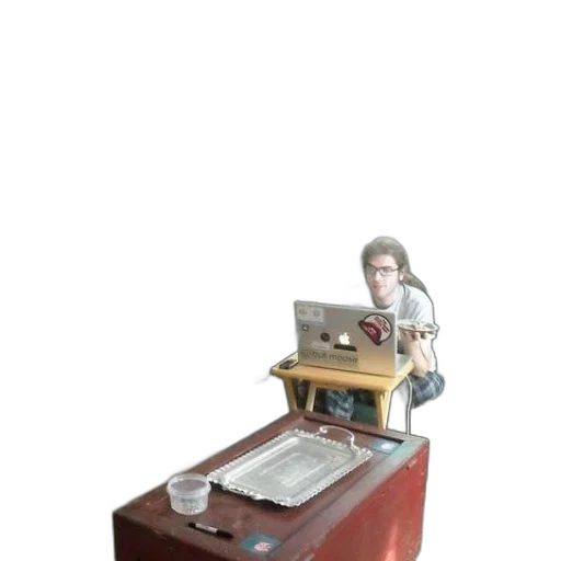 furniture, staff, robot, 3d render transparent PNG cut-out