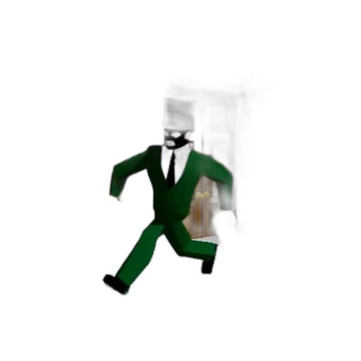 robot, mask, jacket, staff transparent PNG cut-out
