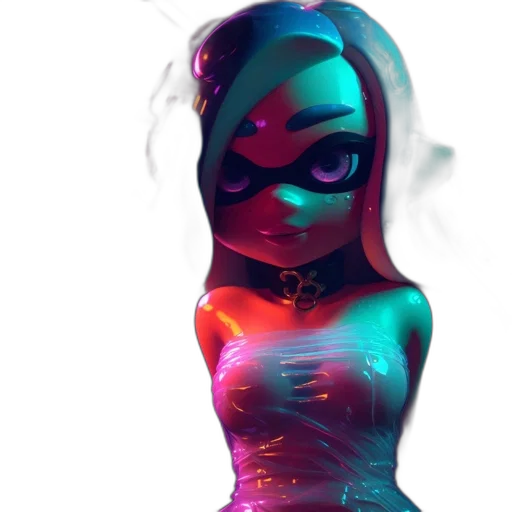 dress, mask, robot, weapon transparent PNG cut-out