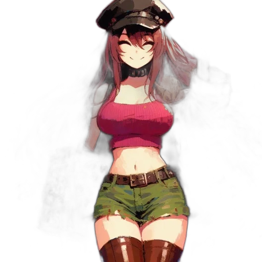 hat, staff, weapon, dress transparent PNG cut-out