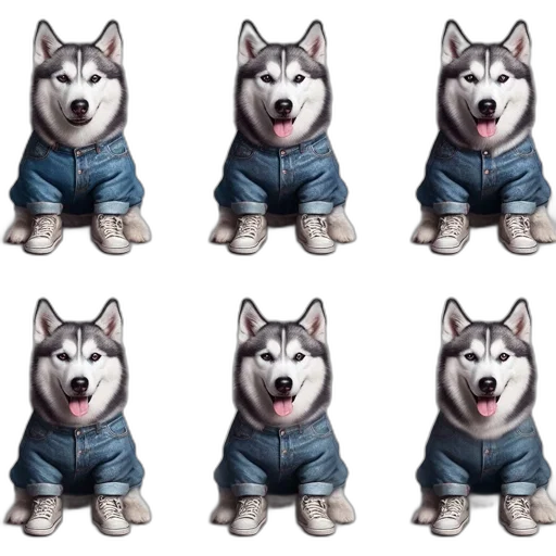 animal, jacket, concept art, 3d render transparent PNG cut-out