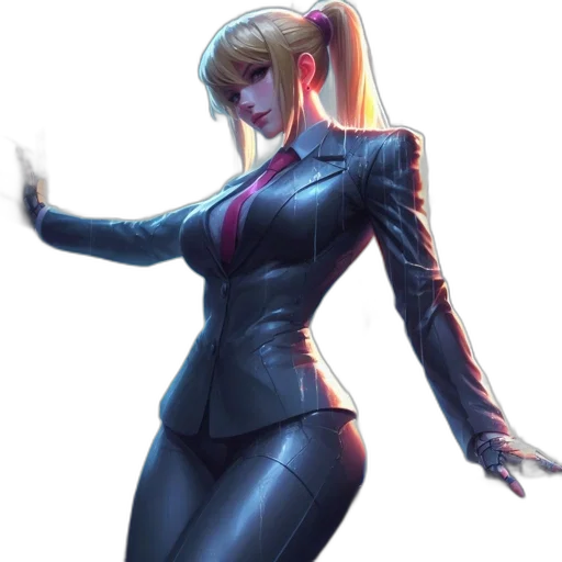 jacket, dress, robot, concept art transparent PNG cut-out