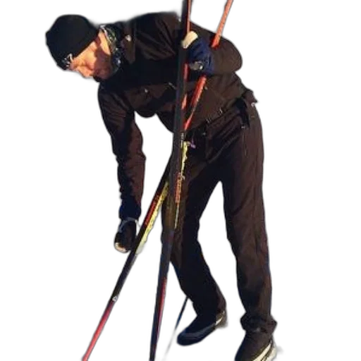 staff, jacket, weapon, photorealistic transparent PNG cut-out