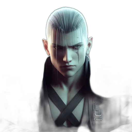 face, staff, mask, concept art transparent PNG cut-out