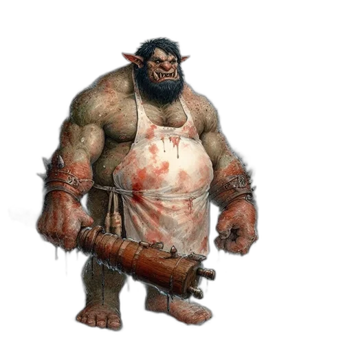 creature, animal, staff, weapon transparent PNG cut-out