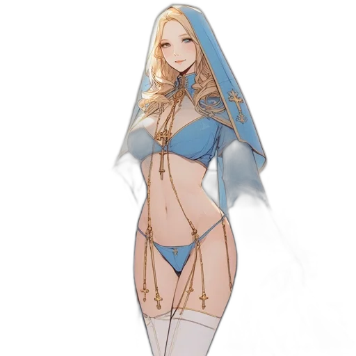 dress, staff, sword, weapon transparent PNG cut-out
