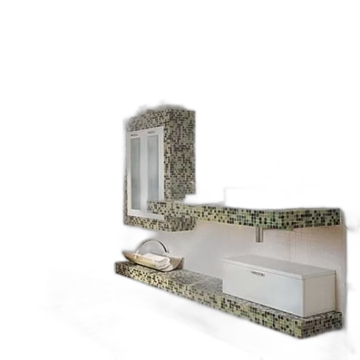 furniture, 3d render, earth tones, modern transparent PNG cut-out