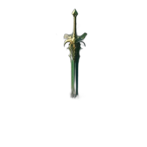 sword, staff, weapon, jewelry transparent PNG cut-out