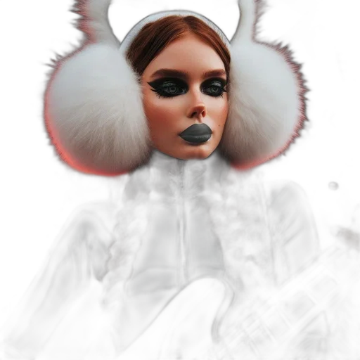 mask, face, creature, hair transparent PNG cut-out