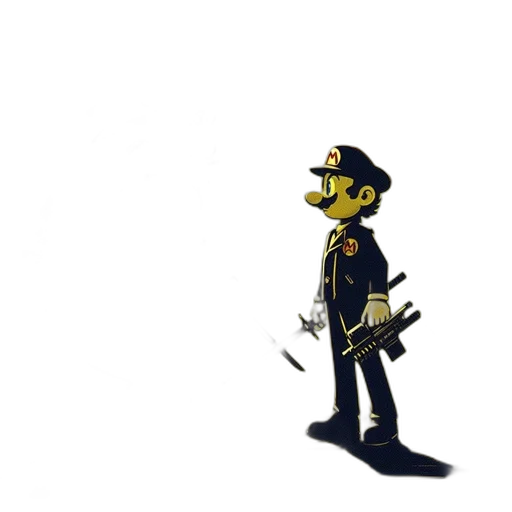 staff, mask, weapon, robot transparent PNG cut-out