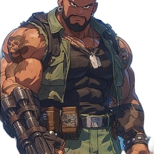weapon, jacket, staff, concept art transparent PNG cut-out