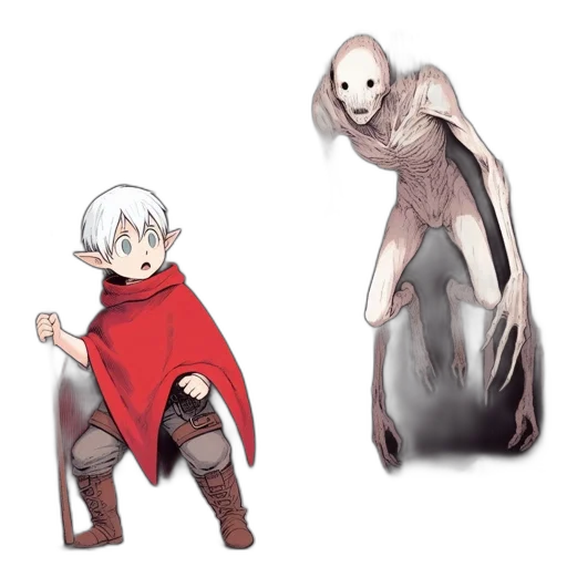 creature, mask, concept art, fantasy art transparent PNG cut-out