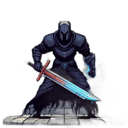 sword, weapon, staff, robot transparent PNG cut-out