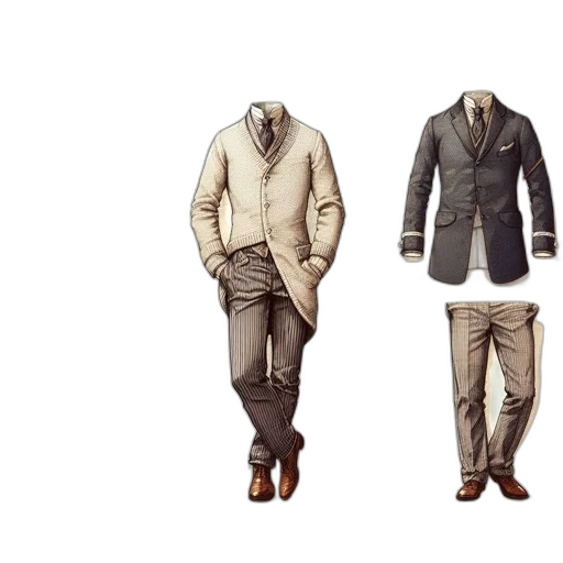 jacket, concept art, 3d render, photorealistic transparent PNG cut-out