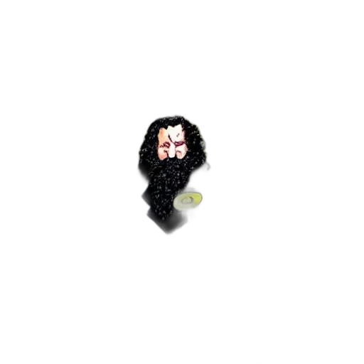 mask, hair, face, creature transparent PNG cut-out