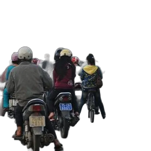 jacket, mask, bustling, street transparent PNG cut-out