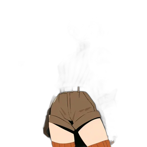 staff, jacket, mask, hair transparent PNG cut-out