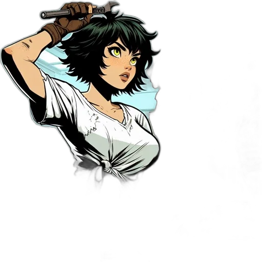 weapon, staff, comic book art, concept art transparent PNG cut-out