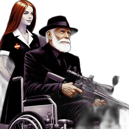 concept art, comic book art, pixel art, cyberpunk transparent PNG cut-out
