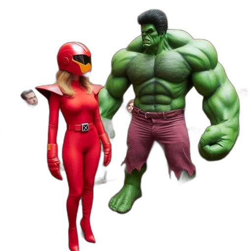 3d render, concept art, comic book art, formal transparent PNG cut-out