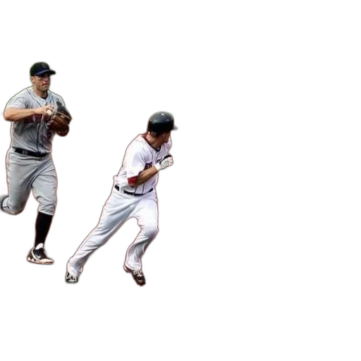 baseball, player, runs, bases transparent PNG cut-out