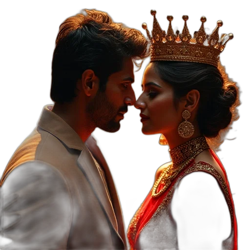 crown, photorealistic, ranbir, khan transparent PNG cut-out