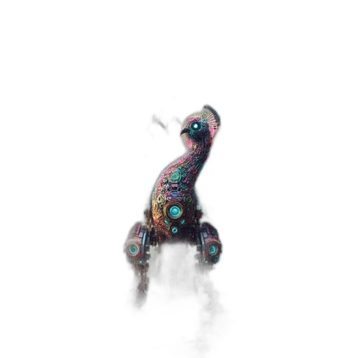 creature, dragon, animal, staff transparent PNG cut-out