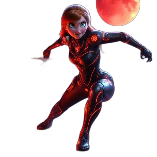 robot, concept art, comic book art, 3d render transparent PNG cut-out