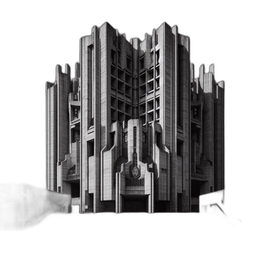 building, furniture, concept art, 3d render transparent PNG cut-out