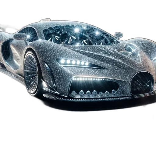 car, weapon, 3d render, photorealistic transparent PNG cut-out
