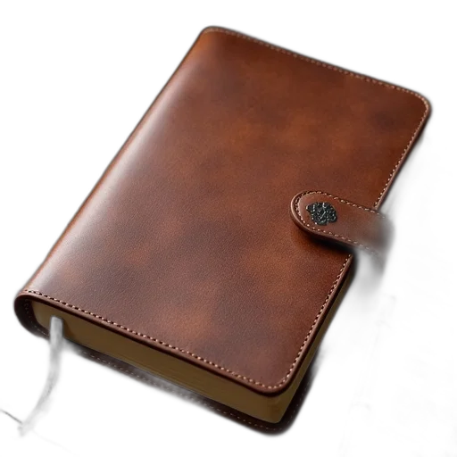 staff, brown, leather, cover transparent PNG cut-out
