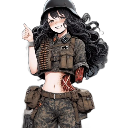 weapon, staff, dress, hat transparent PNG cut-out