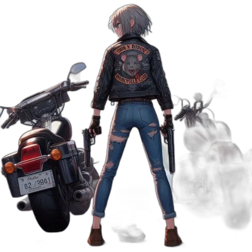 jacket, robot, weapon, concept art transparent PNG cut-out
