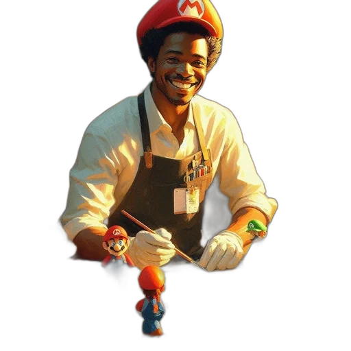 staff, hat, face, weapon transparent PNG cut-out