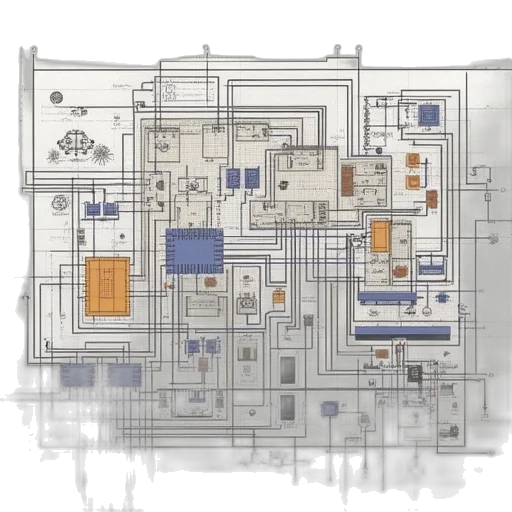 robot, building, furniture, concept art transparent PNG cut-out