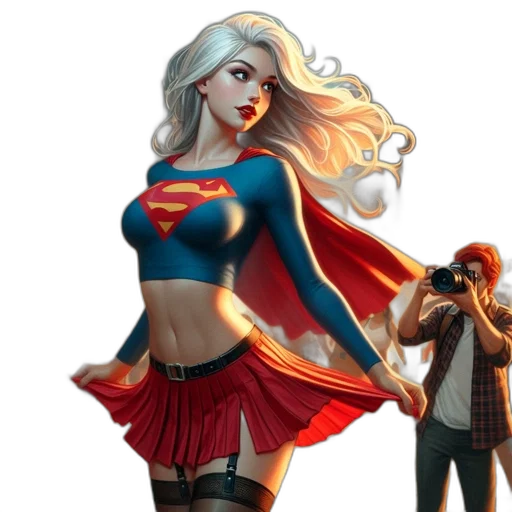 comic book art, concept art, fantasy art, 3d render transparent PNG cut-out